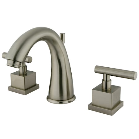 Kingston Brass 8" Widespread Bathroom Faucet, Brushed Nickel KS2968CQL